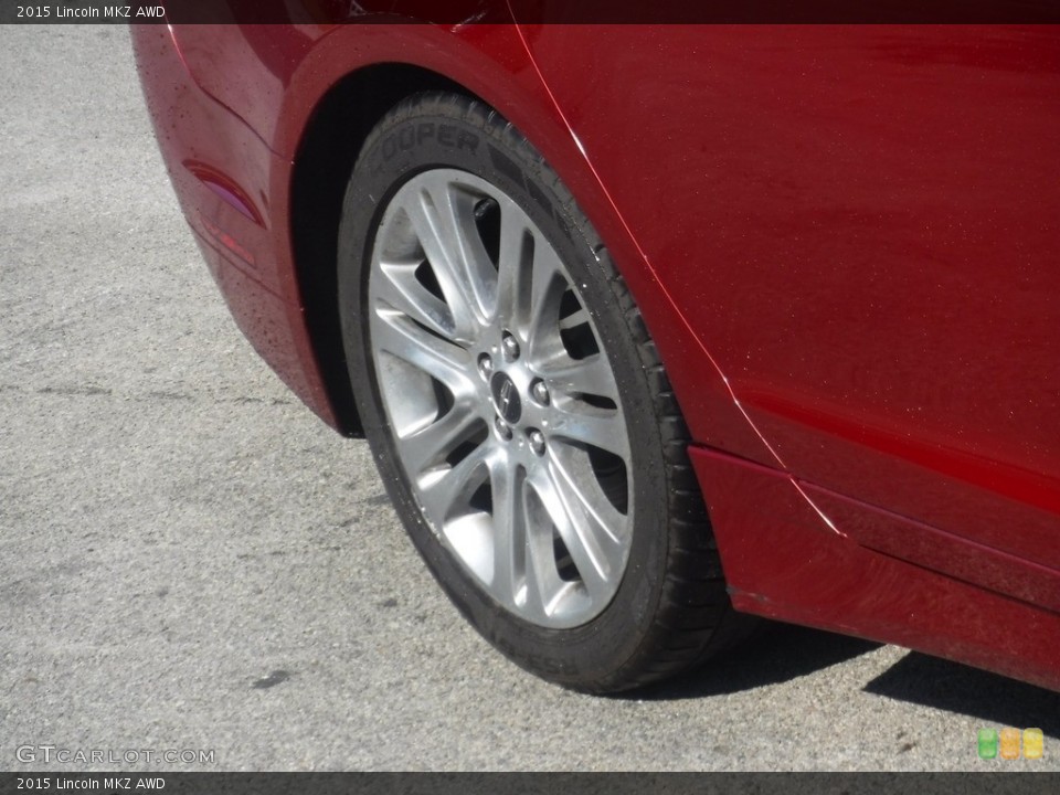 2015 Lincoln MKZ AWD Wheel and Tire Photo #138519888