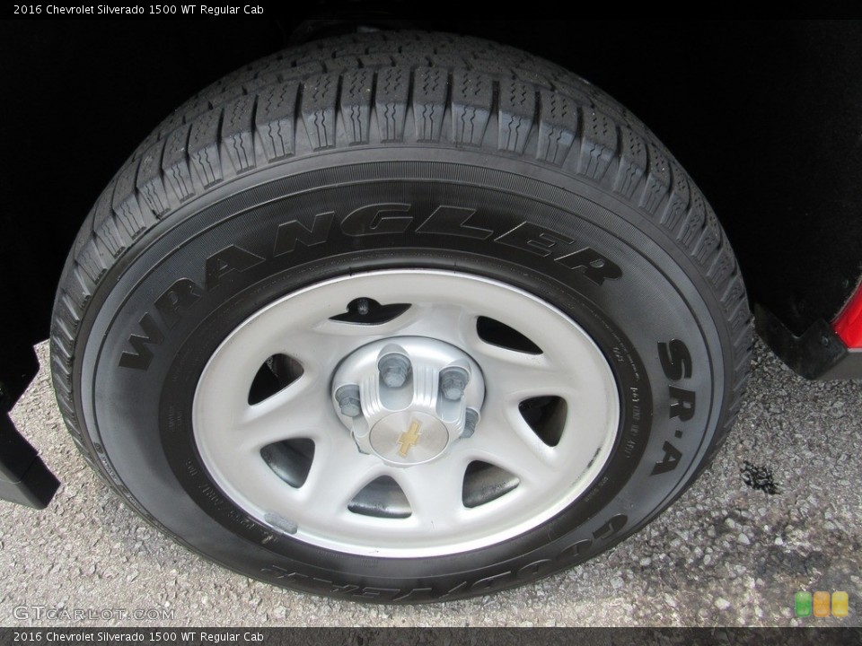 2016 Chevrolet Silverado 1500 WT Regular Cab Wheel and Tire Photo #138524913
