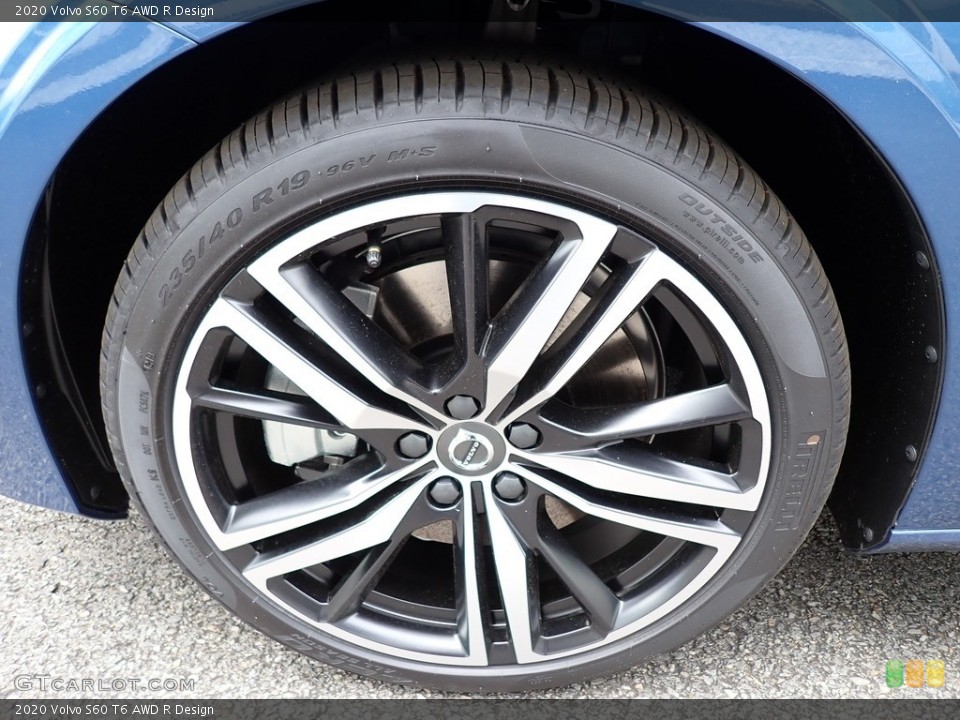 2020 Volvo S60 T6 AWD R Design Wheel and Tire Photo #138527469