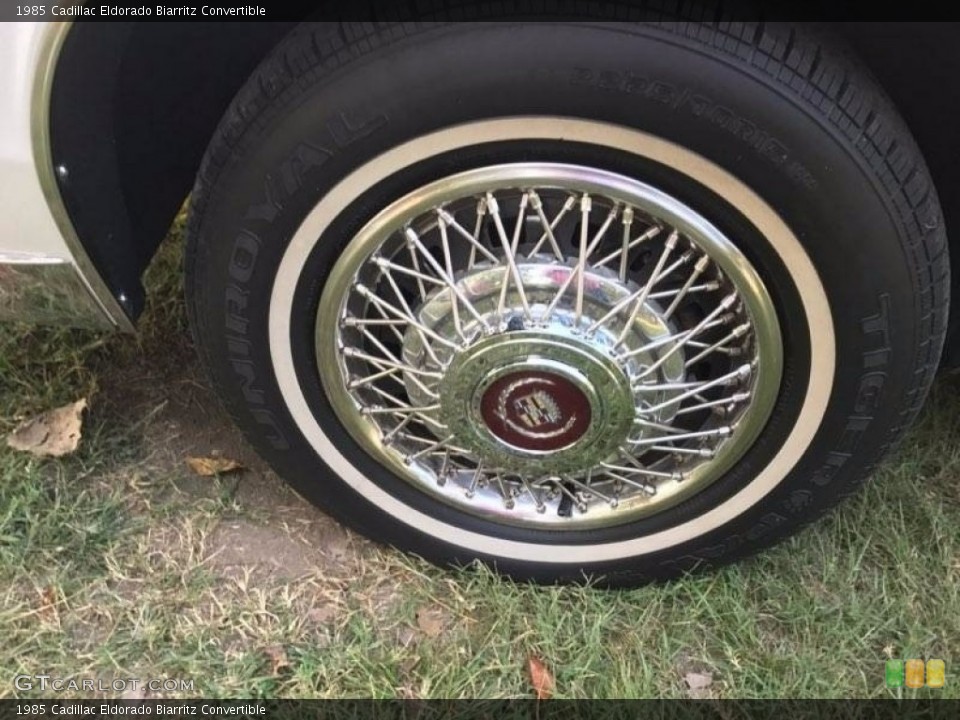 1985 Cadillac Eldorado Biarritz Convertible Wheel and Tire Photo #138528282