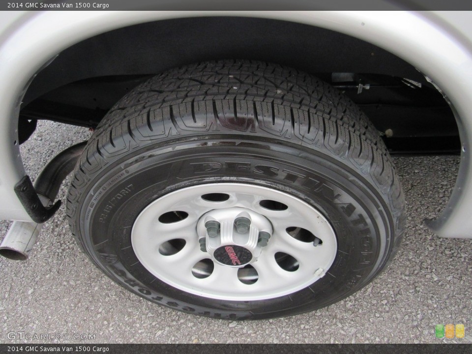 2014 GMC Savana Van 1500 Cargo Wheel and Tire Photo #138531773