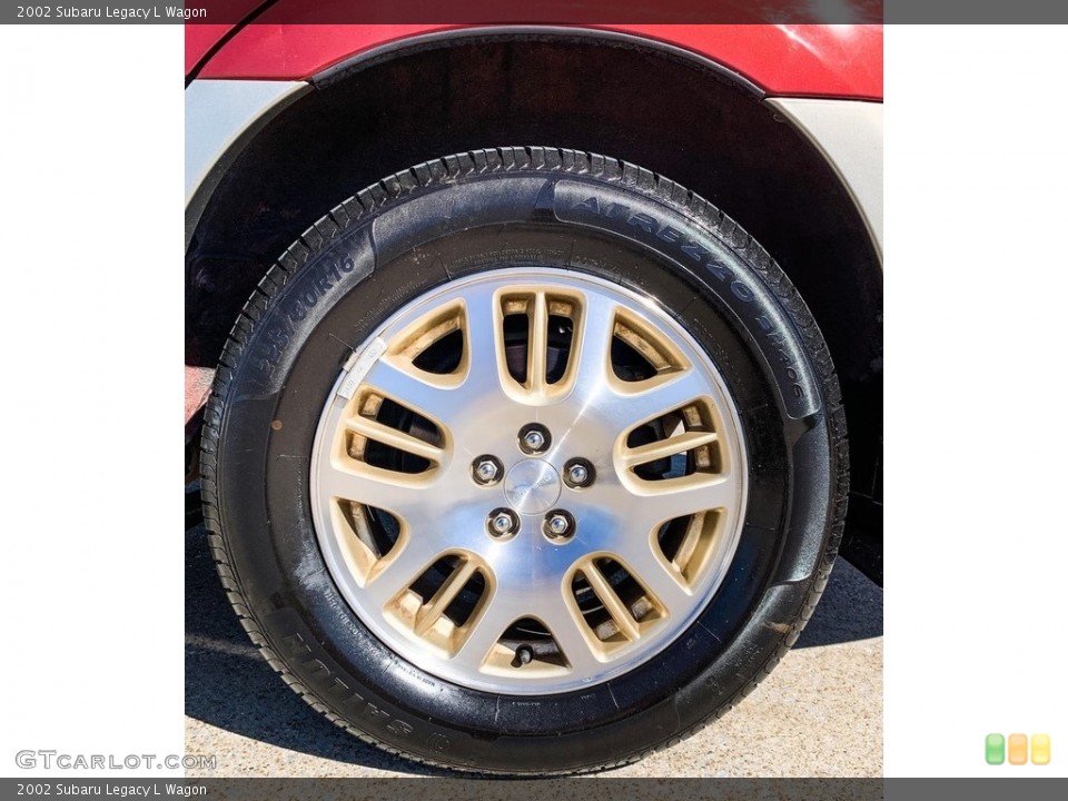 2002 Subaru Legacy L Wagon Wheel and Tire Photo #138536637