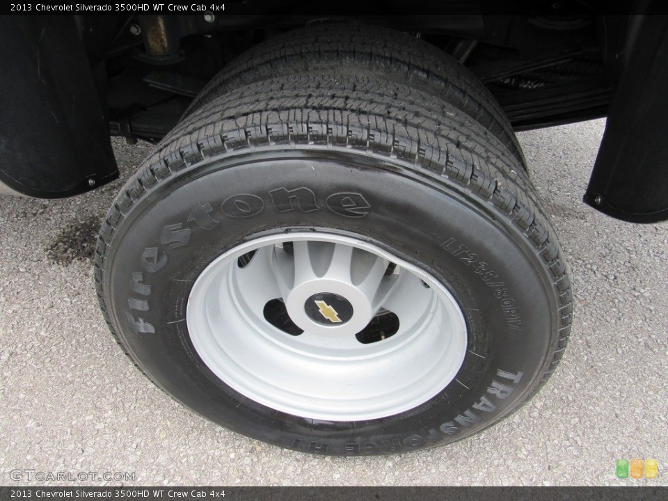 2013 Chevrolet Silverado 3500HD WT Crew Cab 4x4 Wheel and Tire Photo #138537669