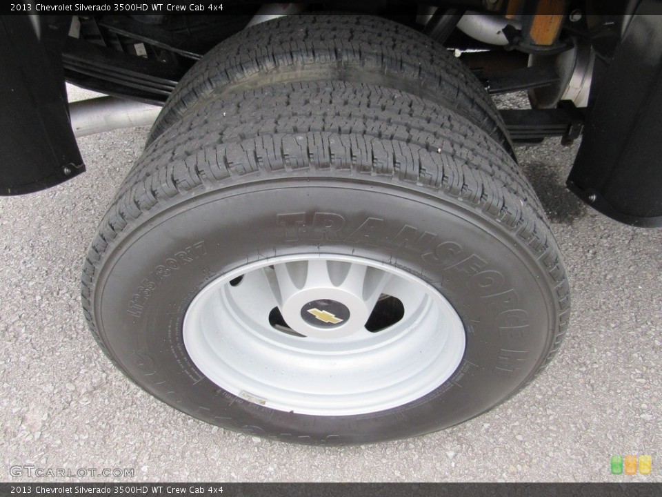 2013 Chevrolet Silverado 3500HD WT Crew Cab 4x4 Wheel and Tire Photo #138537723