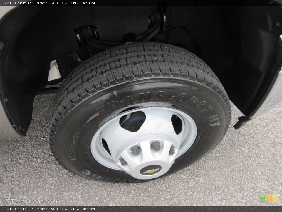 2013 Chevrolet Silverado 3500HD WT Crew Cab 4x4 Wheel and Tire Photo #138537768