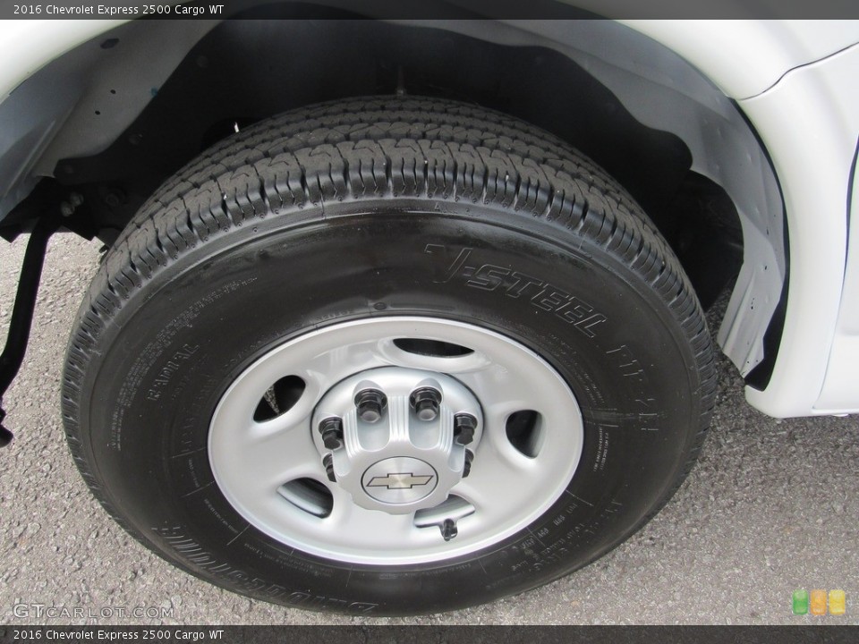 2016 Chevrolet Express 2500 Cargo WT Wheel and Tire Photo #138542844
