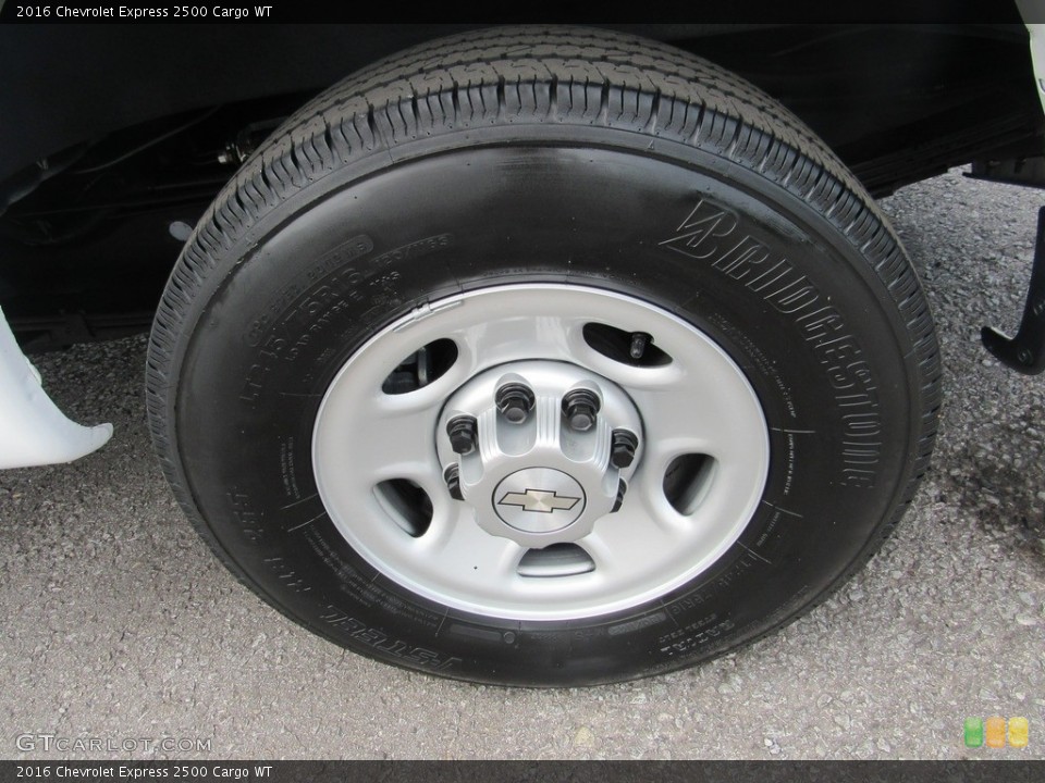2016 Chevrolet Express 2500 Cargo WT Wheel and Tire Photo #138542889