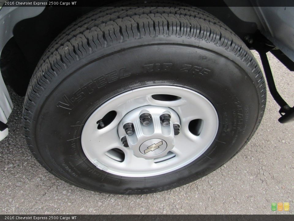 2016 Chevrolet Express 2500 Cargo WT Wheel and Tire Photo #138542997