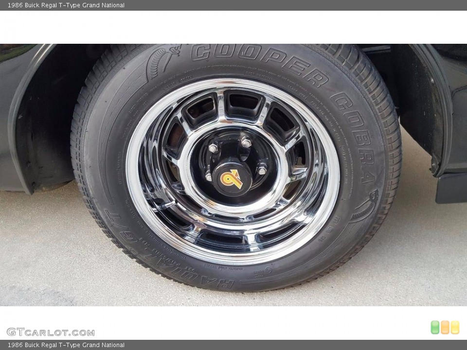 1986 Buick Regal T-Type Grand National Wheel and Tire Photo #138544533