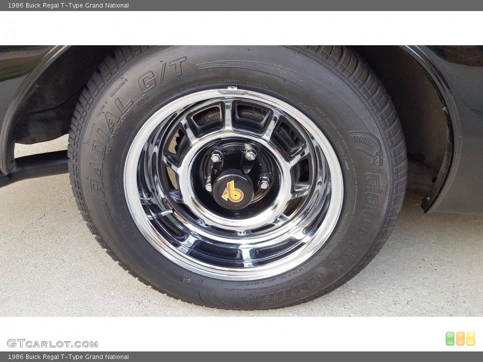 1986 Buick Regal T-Type Grand National Wheel and Tire Photo #138544555