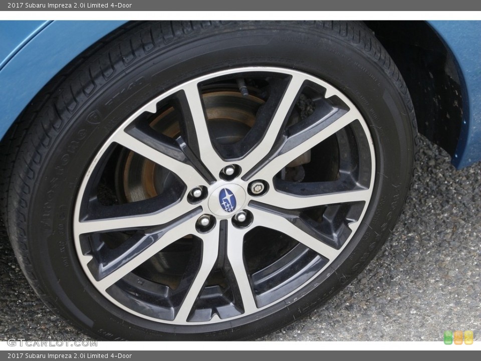 2017 Subaru Impreza 2.0i Limited 4-Door Wheel and Tire Photo #138544893