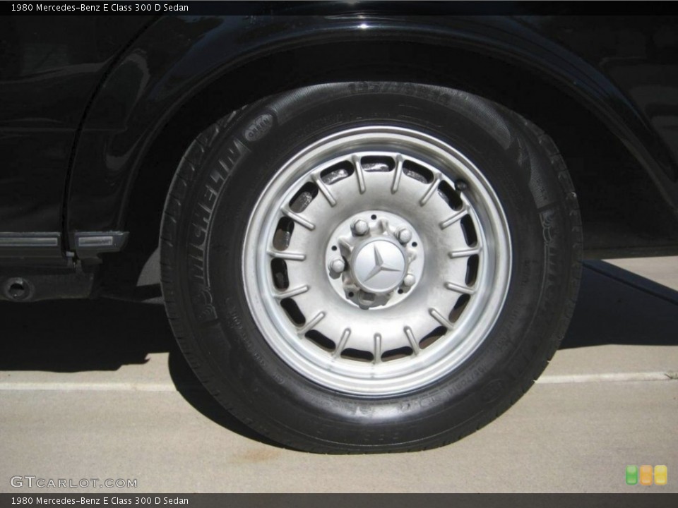 1980 Mercedes-Benz E Class 300 D Sedan Wheel and Tire Photo #138554070