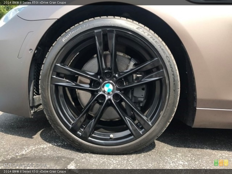 2014 BMW 6 Series 650i xDrive Gran Coupe Wheel and Tire Photo #138555099