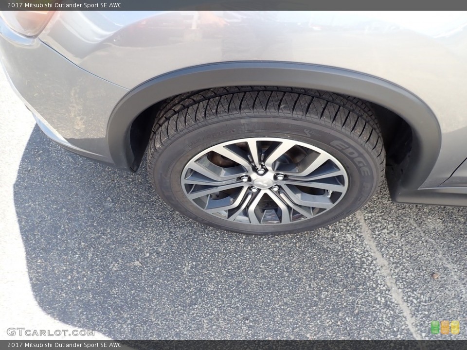 2017 Mitsubishi Outlander Sport SE AWC Wheel and Tire Photo #138557475
