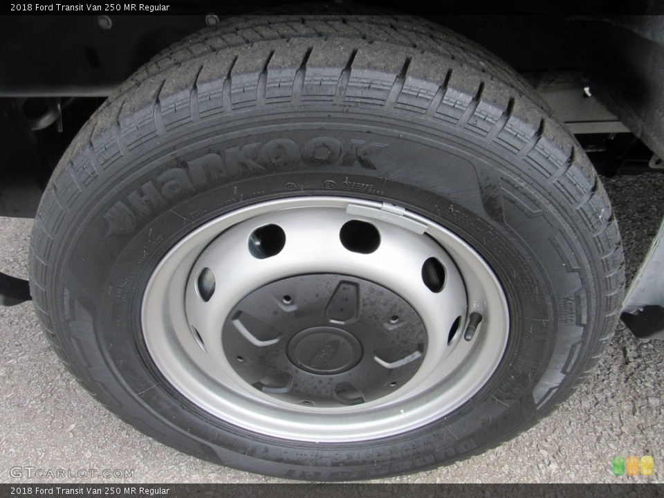2018 Ford Transit Van 250 MR Regular Wheel and Tire Photo #138570246