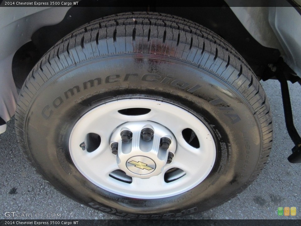 2014 Chevrolet Express 3500 Cargo WT Wheel and Tire Photo #138574284