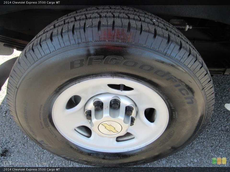 2014 Chevrolet Express 3500 Cargo WT Wheel and Tire Photo #138574338