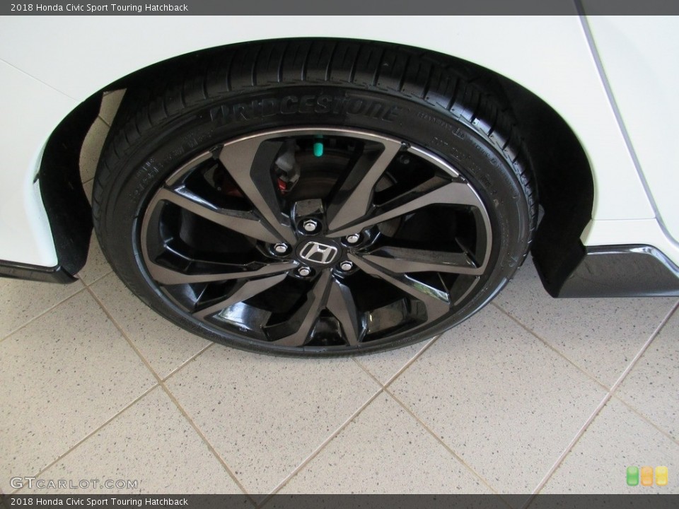 2018 Honda Civic Sport Touring Hatchback Wheel and Tire Photo #138598425
