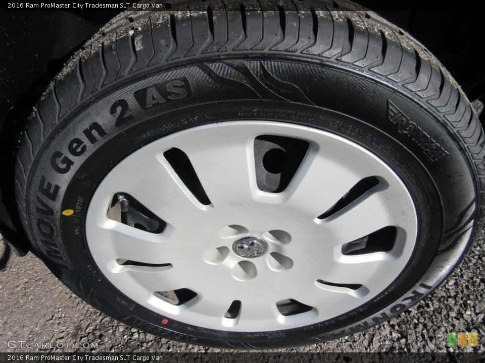 2016 Ram ProMaster City Tradesman SLT Cargo Van Wheel and Tire Photo #138602805