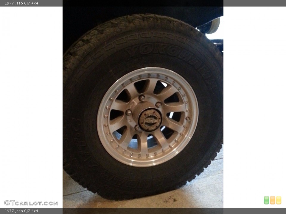 1977 Jeep CJ7 Custom Wheel and Tire Photo #138606513