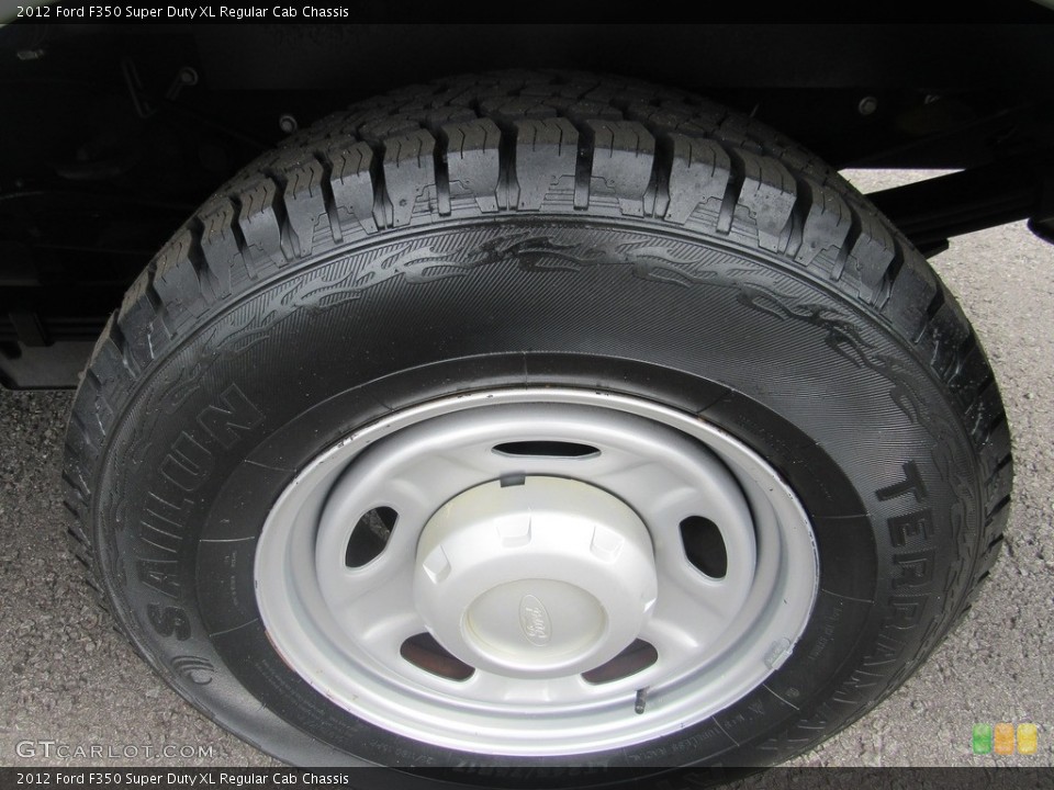 2012 Ford F350 Super Duty XL Regular Cab Chassis Wheel and Tire Photo #138613800