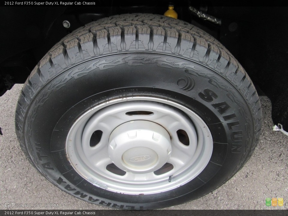 2012 Ford F350 Super Duty XL Regular Cab Chassis Wheel and Tire Photo #138613860