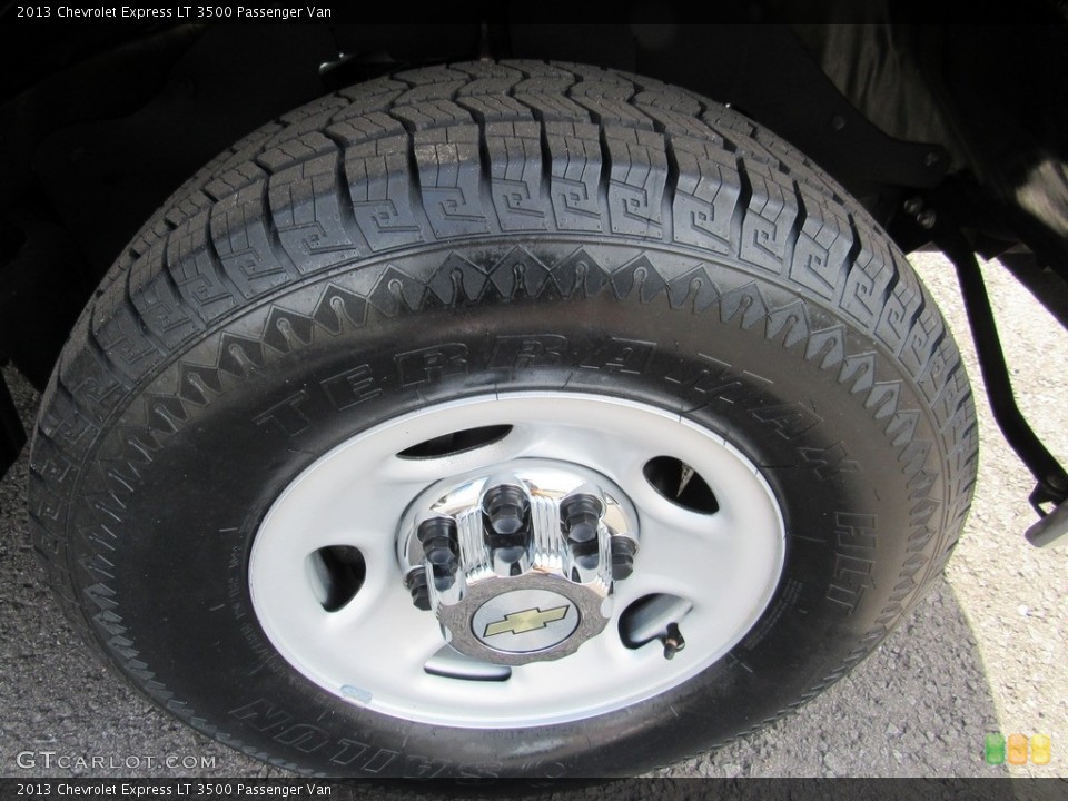 2013 Chevrolet Express LT 3500 Passenger Van Wheel and Tire Photo #138617370