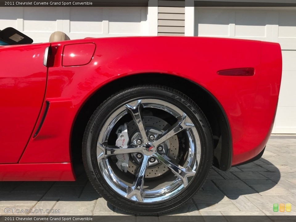 2011 Chevrolet Corvette Grand Sport Convertible Wheel and Tire Photo #138628698