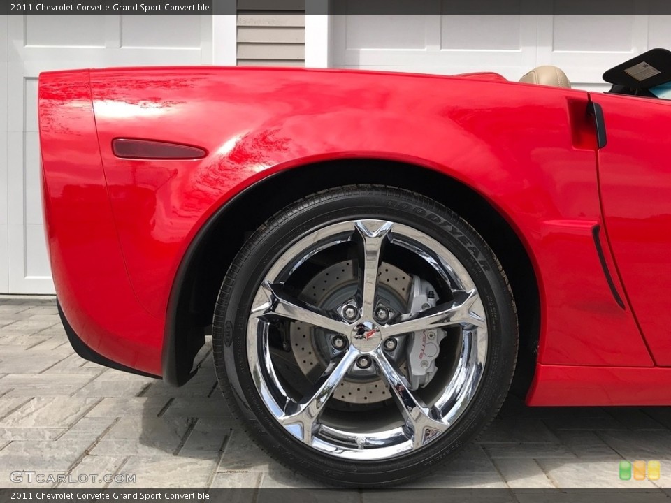 2011 Chevrolet Corvette Grand Sport Convertible Wheel and Tire Photo #138628722