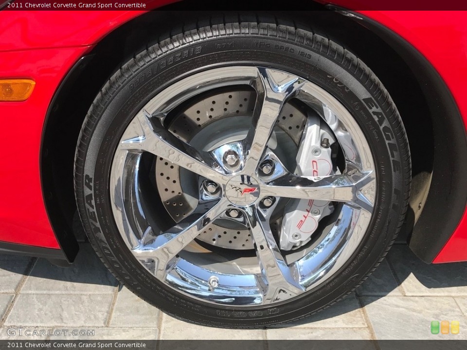 2011 Chevrolet Corvette Grand Sport Convertible Wheel and Tire Photo #138629769