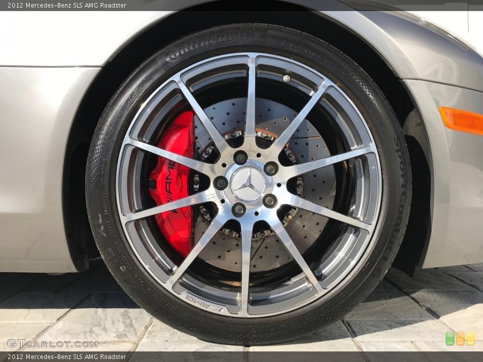 2012 Mercedes-Benz SLS AMG Roadster Wheel and Tire Photo #138633894