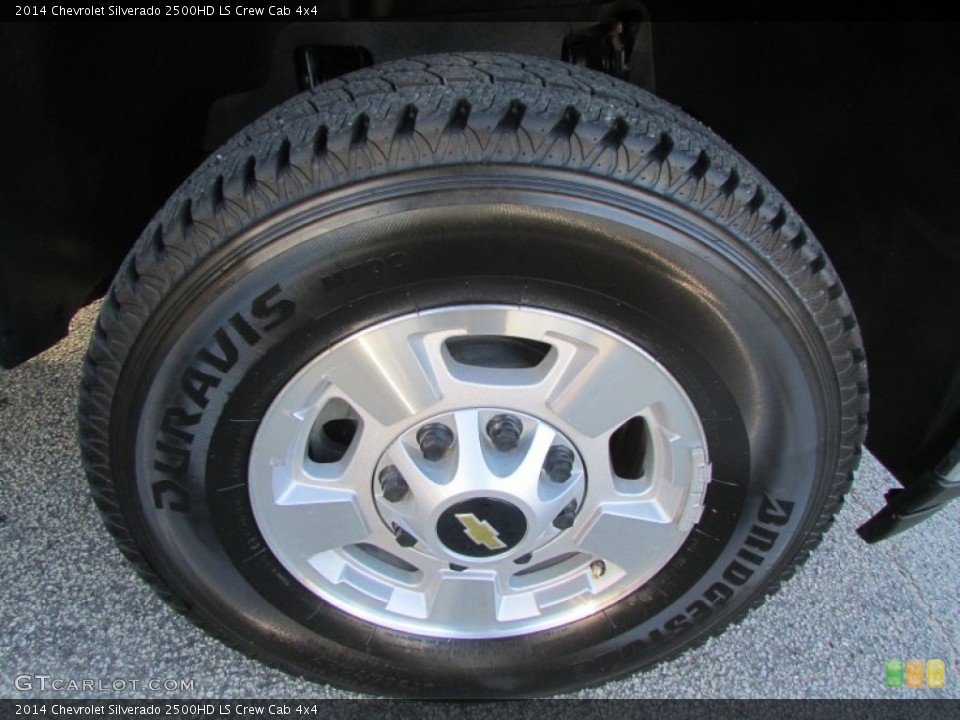 2014 Chevrolet Silverado 2500HD LS Crew Cab 4x4 Wheel and Tire Photo #138642564