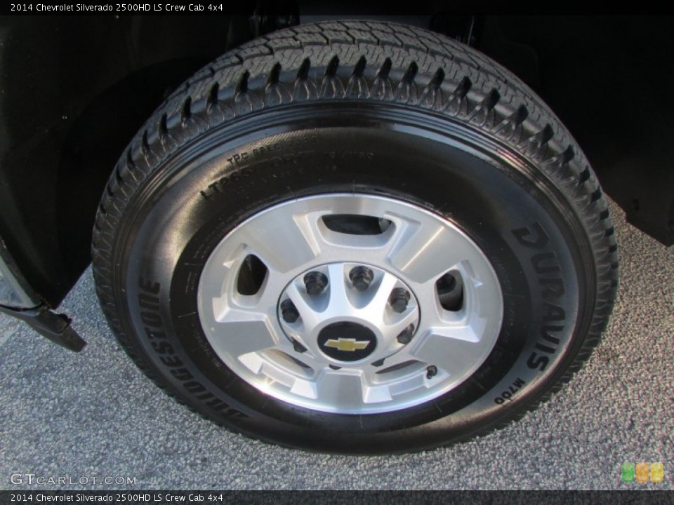 2014 Chevrolet Silverado 2500HD LS Crew Cab 4x4 Wheel and Tire Photo #138642612