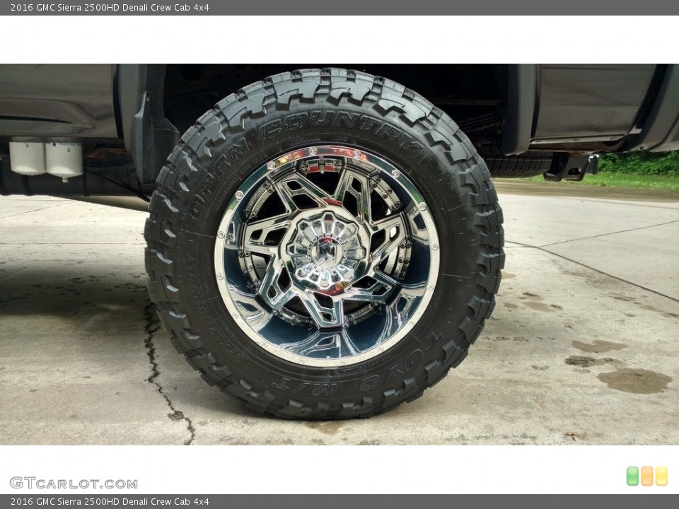 2016 GMC Sierra 2500HD Custom Wheel and Tire Photo #138646998