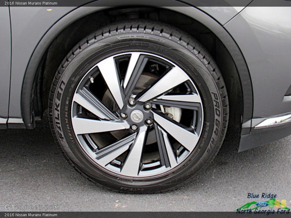 2016 Nissan Murano Platinum Wheel and Tire Photo #138674259