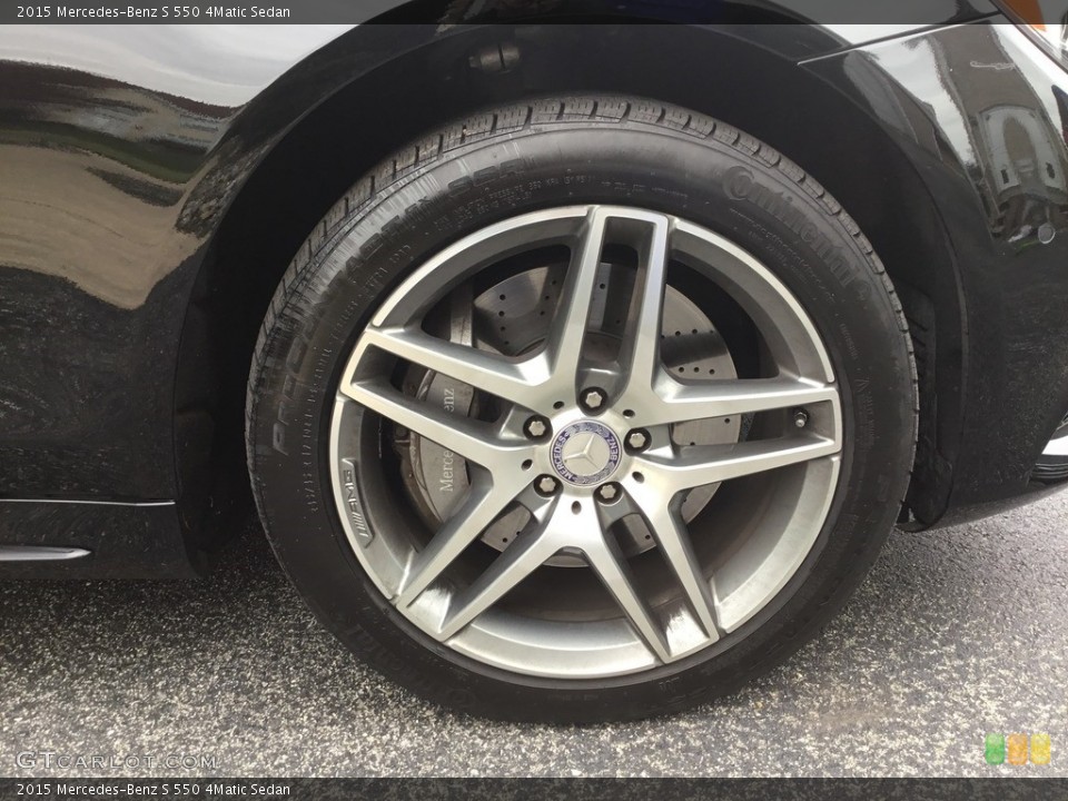 2015 Mercedes-Benz S 550 4Matic Sedan Wheel and Tire Photo #138678552