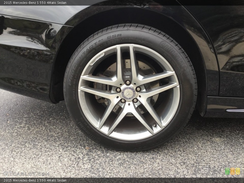 2015 Mercedes-Benz S 550 4Matic Sedan Wheel and Tire Photo #138678621