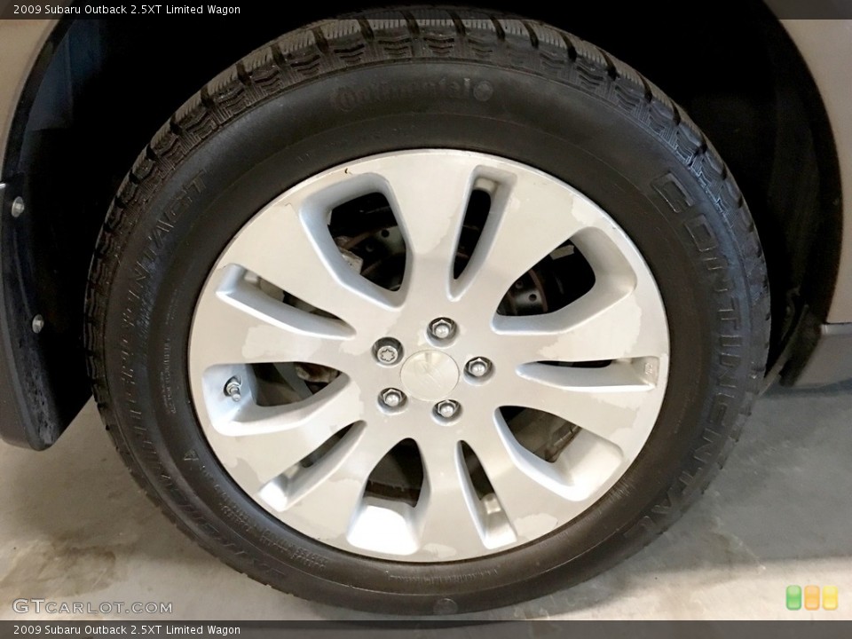 2009 Subaru Outback 2.5XT Limited Wagon Wheel and Tire Photo #138687155