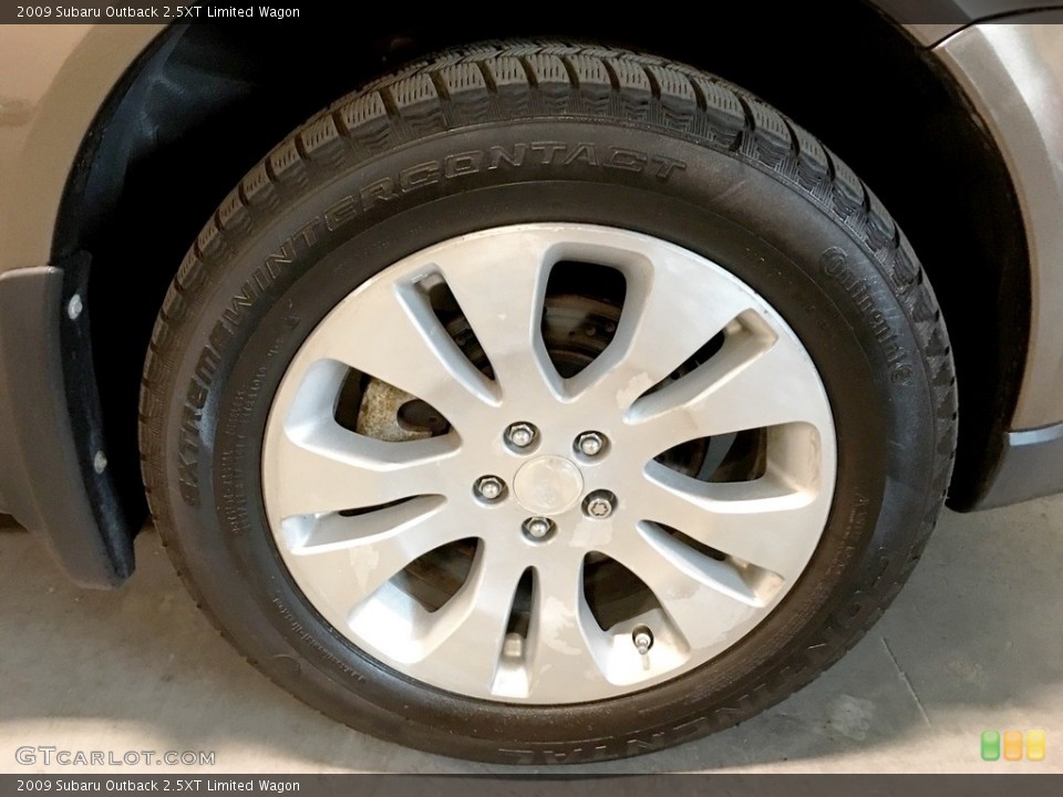 2009 Subaru Outback 2.5XT Limited Wagon Wheel and Tire Photo #138687180