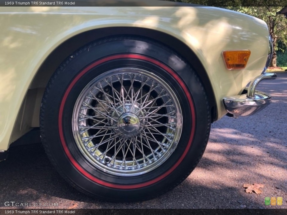 1969 Triumph TR6 Wheels and Tires