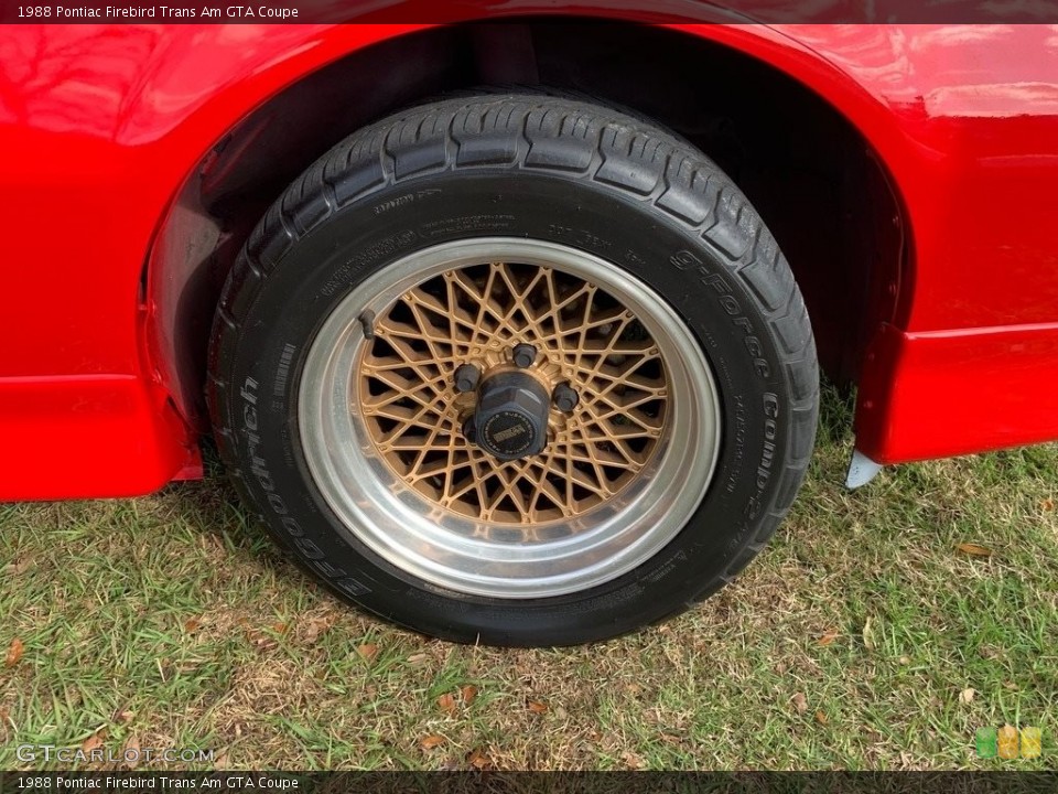 1988 Pontiac Firebird Wheels and Tires