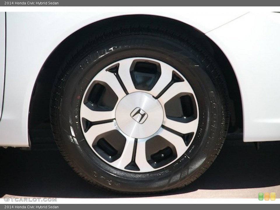 2014 Honda Civic Hybrid Sedan Wheel and Tire Photo #138709695