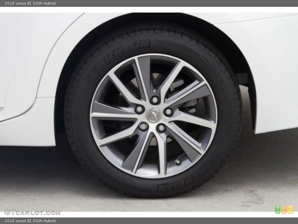 2016 Lexus ES 300h Hybrid Wheel and Tire Photo #138711852