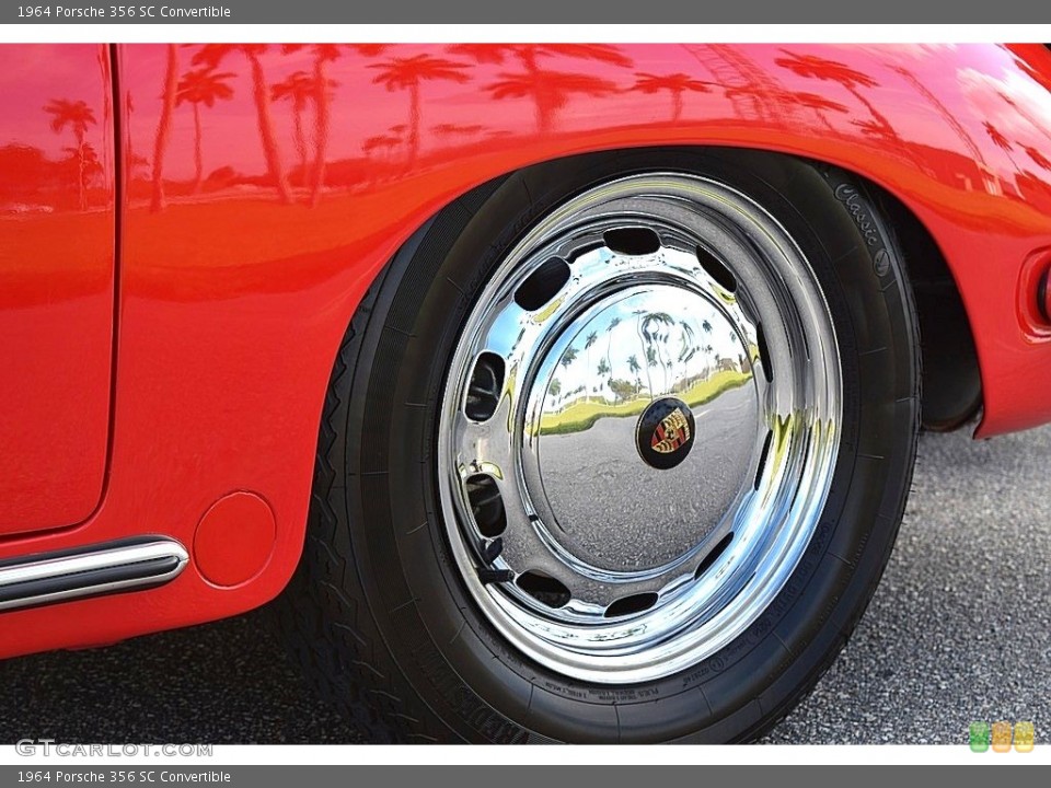 1964 Porsche 356 SC Convertible Wheel and Tire Photo #138737469