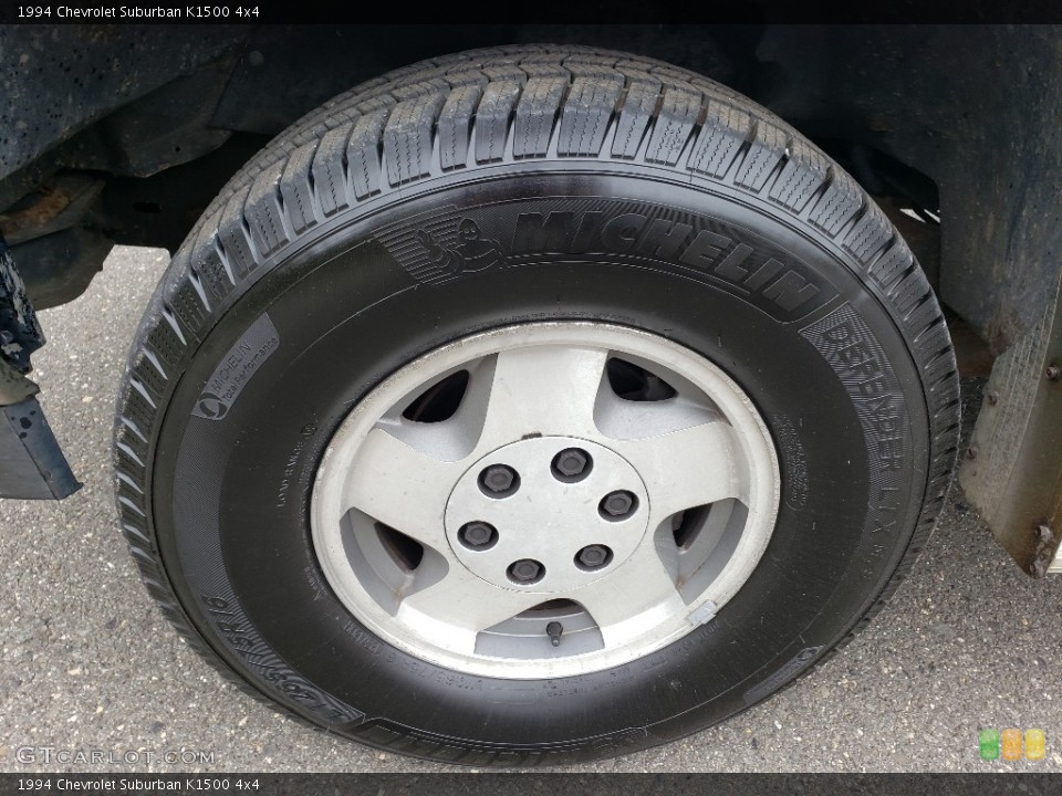 1994 Chevrolet Suburban K1500 4x4 Wheel and Tire Photo #138758985