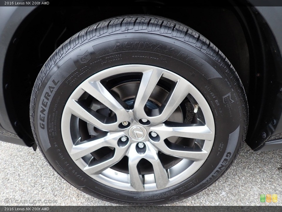 2016 Lexus NX 200t AWD Wheel and Tire Photo #138767583
