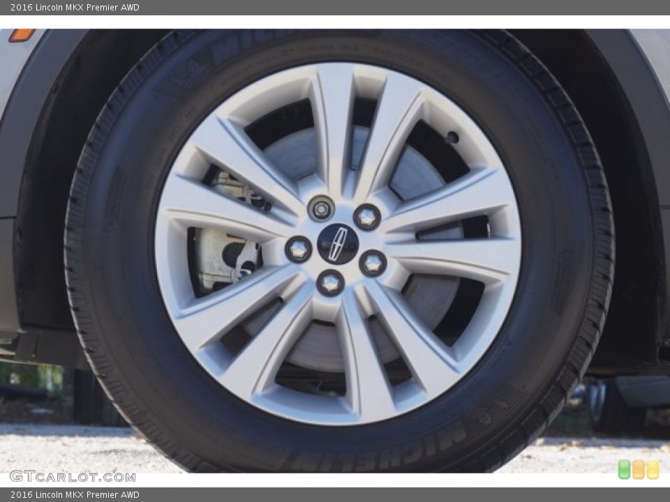2016 Lincoln MKX Premier AWD Wheel and Tire Photo #138791196