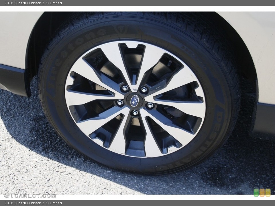 2016 Subaru Outback 2.5i Limited Wheel and Tire Photo #138831893