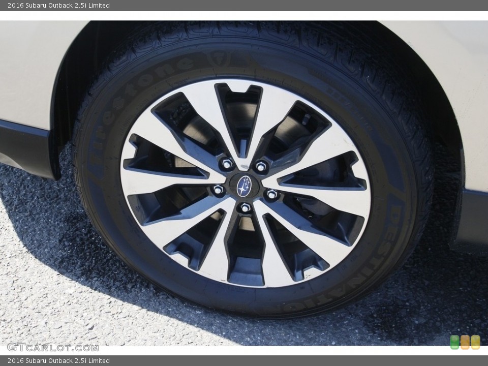 2016 Subaru Outback 2.5i Limited Wheel and Tire Photo #138831917