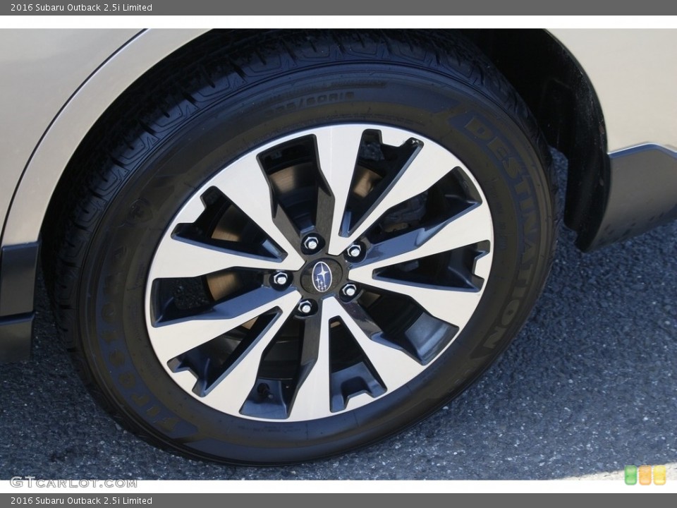 2016 Subaru Outback 2.5i Limited Wheel and Tire Photo #138831941